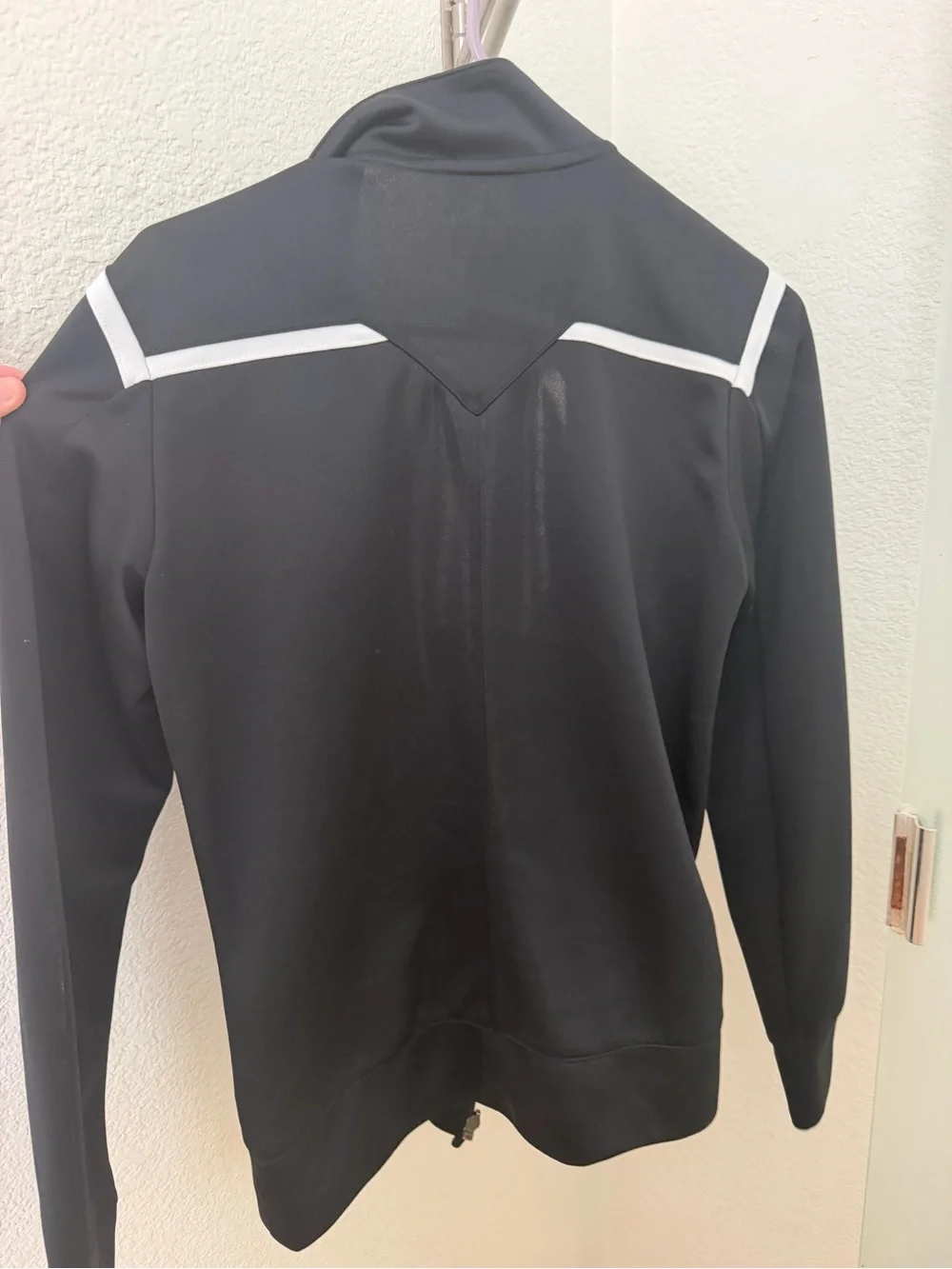 Nike Black Performance Jacket with White Trim